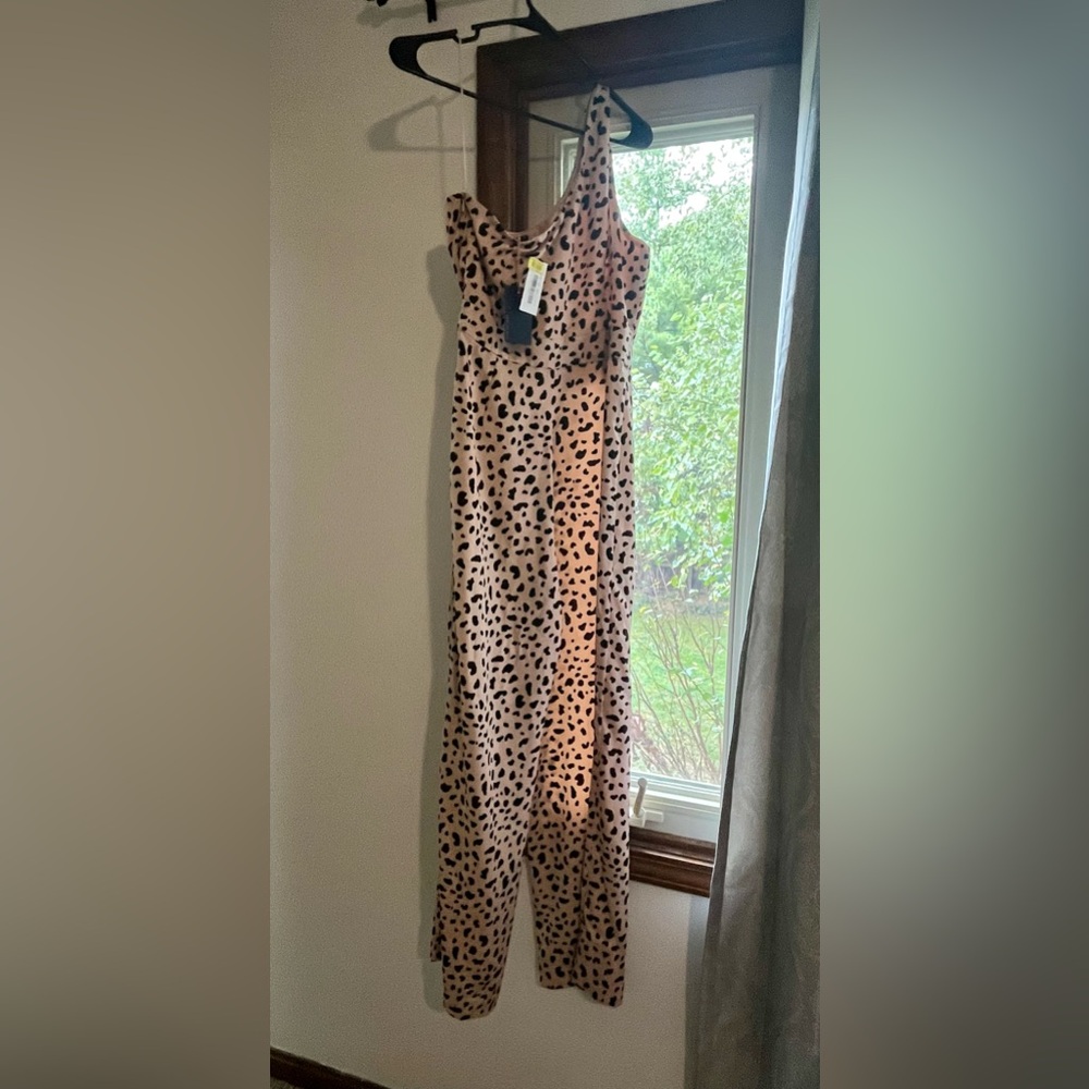 One Shoulder Jumpsuit